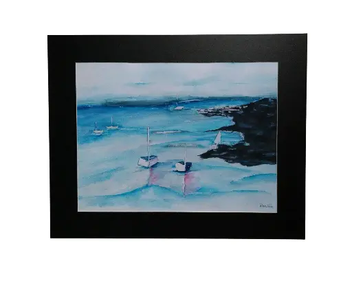 Aquarelle 40x50 - Pointe Bretonne